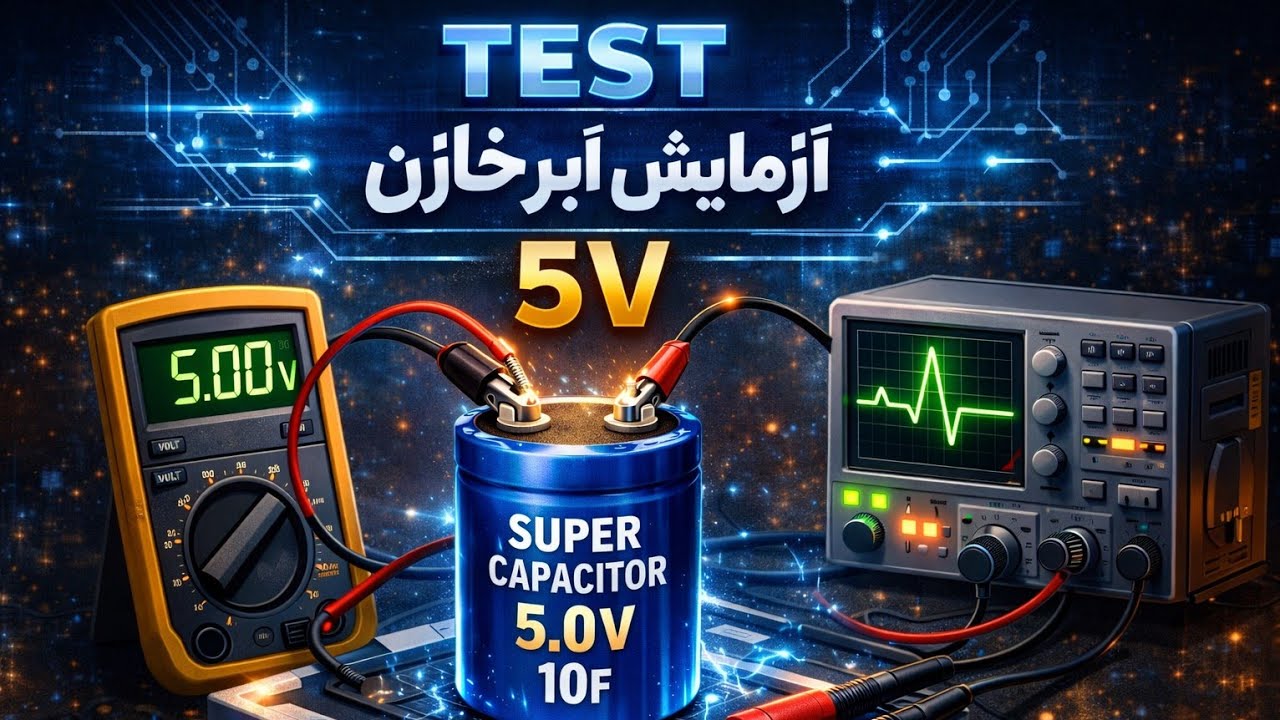 خازن ظرفیت بالا چیست؟ | آموزش تست خازن‌های بزرگ به روش ساده