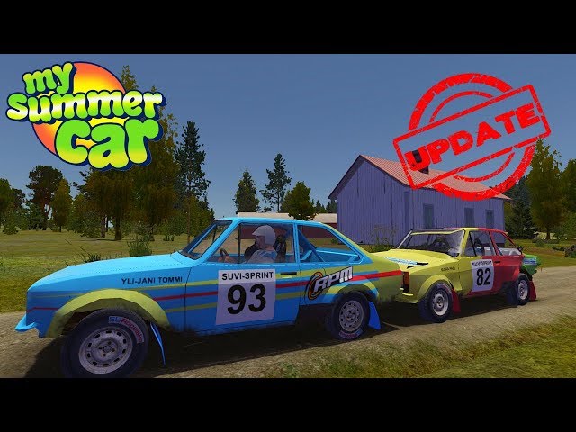 DRIVABLE FURY - DRAG, AWD, NEW STEERING WHEEL - My Summer Car #185