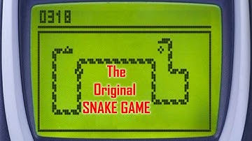 Retro Snake Game🐍🍎 The ORIGINAL 1997 Gameplay
