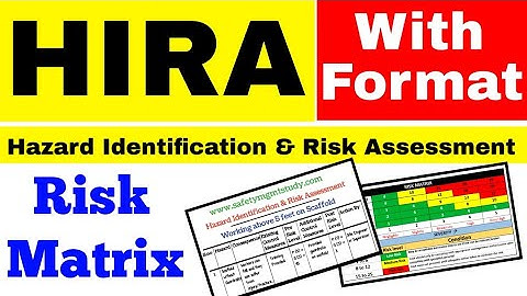 (HIRA) Hazard Identification & Risk Assessment | How to Prepare HIRA | HIRA Format with Risk Matrix