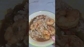 Shrimp Stew castironcooking cajuncooking easyrecipe shrimp shorts youtubeshorts