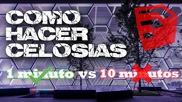 ¿Como crear CELOSIAS en sketchup? MUY FACIL