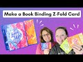 How to make a bright  happy fun fold card