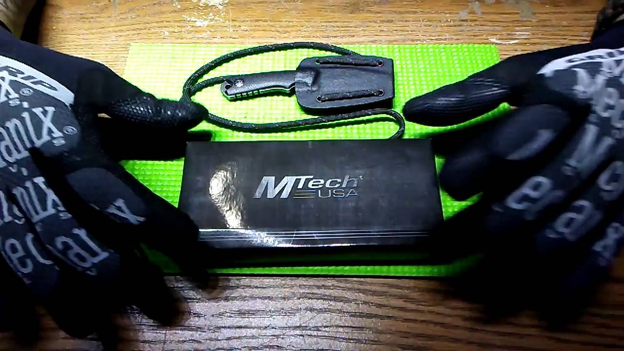 M-tech MT20-30 neck knife Review - YouTube