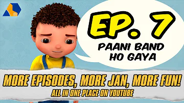 Jan Remastered || Paani Band Ho Gaya || Official Urdu Cartoon || S01 E07