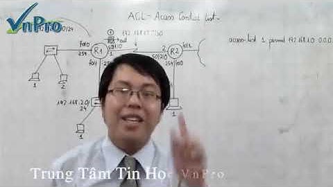 Bài giảng CCNA 20   Bài Giảng Access Control List