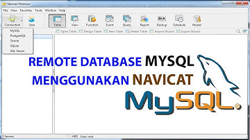 Buka database MySQL dengan Navicat