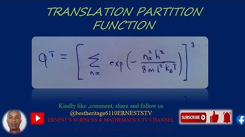The Translational Partition Function: Connecting Molecules and Thermodynamics