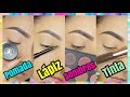 Cómo maquillarme las  CEJAS | 4 PRODUCTOS diferentes | CEJAS perfectas PASO A PASO ♥♥♥ Andy Lo