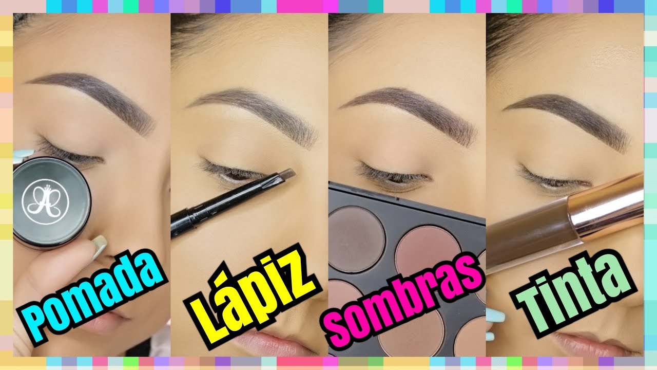 darse cuenta Escrupuloso Fraude Cómo maquillarme las CEJAS | 4 PRODUCTOS diferentes | CEJAS perfectas PASO  A PASO ♥♥♥ Andy Lo - YouTube