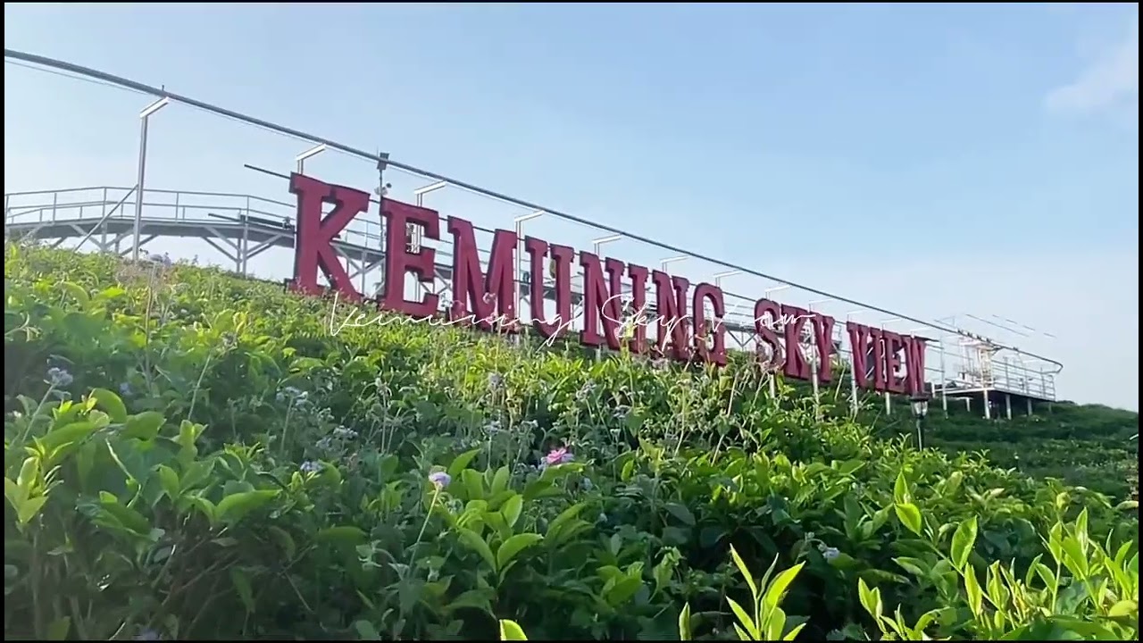 Sky view Kebun teh kemuning