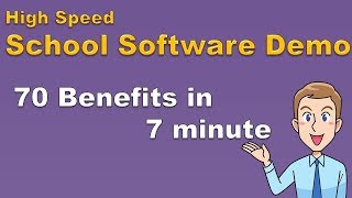 70 Benefits in 7 Minutes | High Speed School Management Software screenshot 1