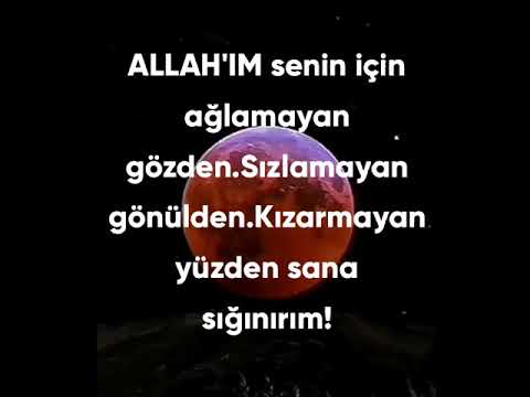 Hər bir haldaa həmd olsuun.Sene sığınıram Rabbim...❤☝️