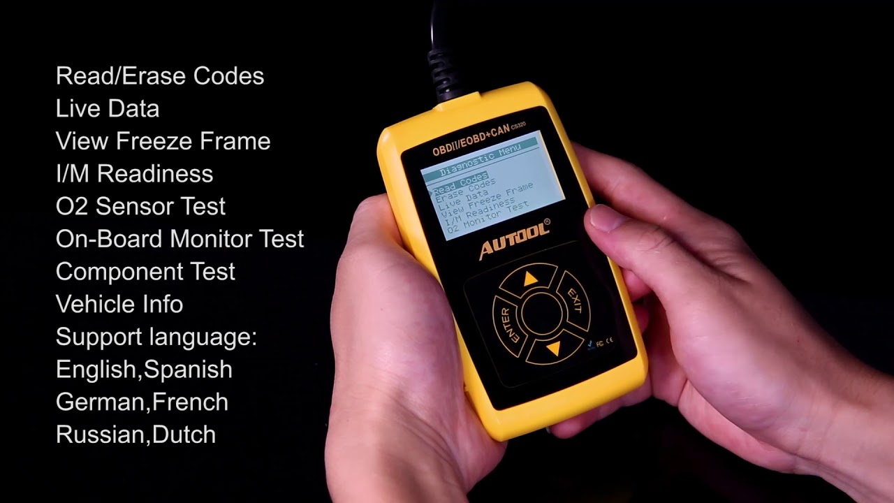 Autool cs320 obd2 руководство