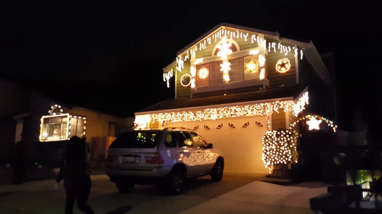 South San Francisco Neighborhood Christmas Lights YouTube