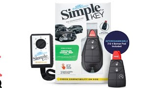 How to program amazon simple car key fob remote