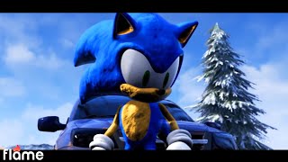 Marshmello - Alone // Sonic vs The Flash ( EPIC RACE! )