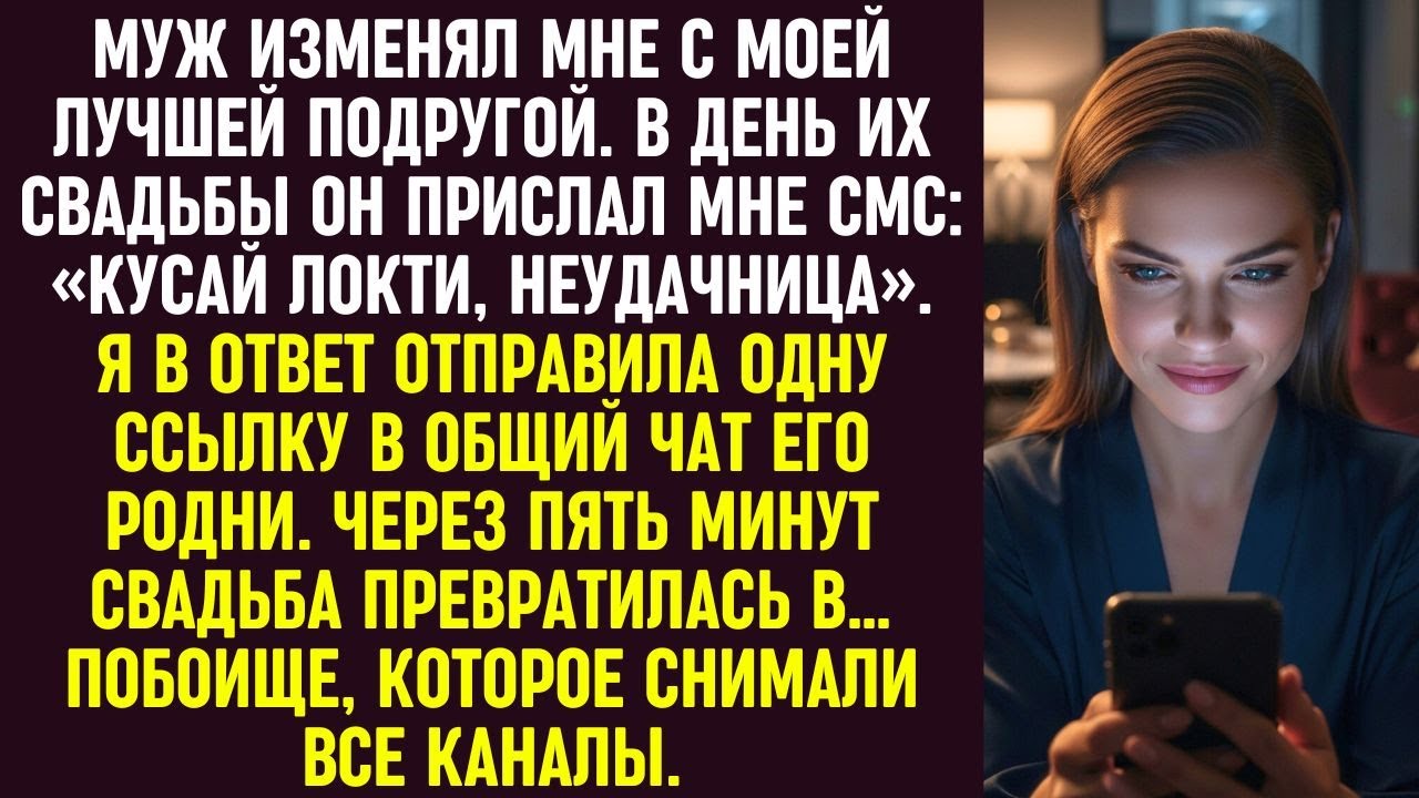 Муж женился на подруге. Его смс: 