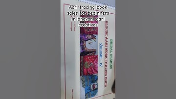 Aari sketch 📒book Easy aari tracing Book available - Offline & Online for beginner:#shortvideo #reel