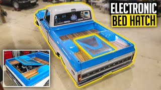 &#39;72 C10 Electric Hatch Build for Raised Bed Floor - Supercharged LS Swap Chevy Truck Ep. 19