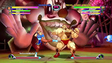 Marvel VS Capcom 2 (Xbox 360) Arcade Mode as Chun-Li, Cammy & Sakura