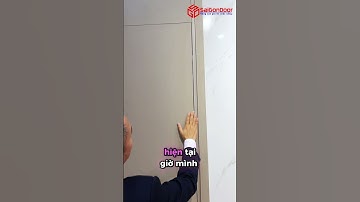 ✅ Cửa giấu khung, cửa giấu khuôn bao, cửa giấu lề, cửa gỗ công nghiệp giấu lề, cửa gỗ MDF Melamine