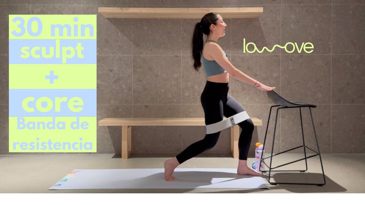 BARRE CON BANDA DE RESISTENCIA | CORE + SCULPT | 30 MIN