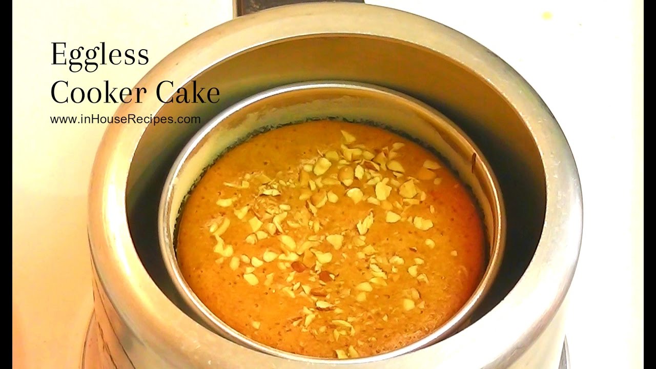 Eggless Cake In Cooker Recipe - अंडा रहित केक कुकर में 