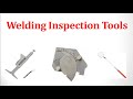 Welding inspection tools / Weld profile gauge / Fillet Weld Gauge / Hi lo gauge