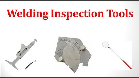 Welding inspection tools / Weld profile gauge / Fillet Weld Gauge / Hi lo gauge