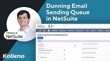 NetSuite Tutorial  |  Sending Dunning Letters Manually via the Dunning Email Sending Queue