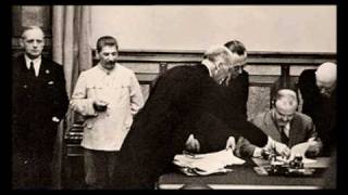 Signing the Molotov-Ribbentrop Pact