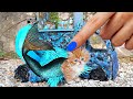 Rescued the Smallest KITTEN 😱 Building the most Amazing house for Cats!