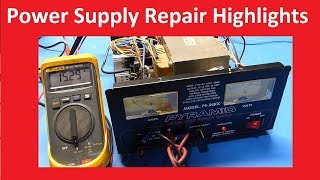 Pyramid PS36KX Power Supply Repair Highlights