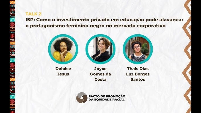 2° fórum Pacto das Pretas discute estratégias para a transformação social  da mulher negra