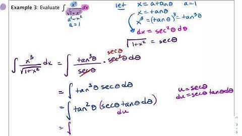 7.3 Trigonometric Substitution