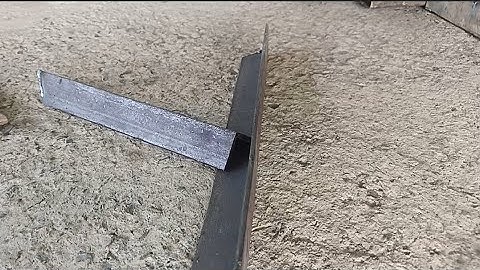 Not many know 2 welder secrets make precision 90 degree joints on L angle iron welding tips