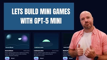 GPT-5 Mini is a good model....if you like orbs