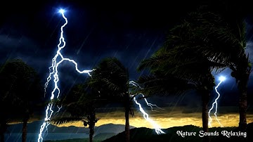 Nghe tiếng mưa và tiếng gió rít cho dễ ngủ