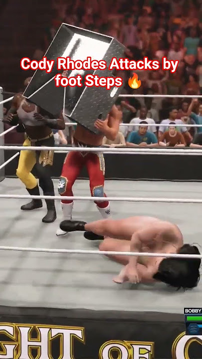 Cody Rhodes Attacks by foot Steps #codyrhodes #bikini #pushpa #bobbylashley #wwe2k25 #smackdawn