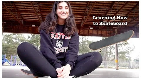learning how to skateboard