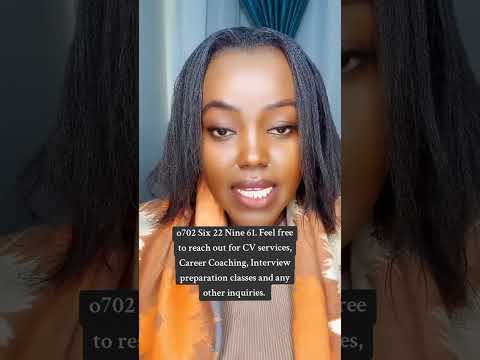 Feel Free To Reach Out To Me On 0702622961 Missnyawiragiks Careercoachnyawira Jobvacancieske