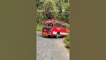 KSRTC ✅ private bus ✅ | private bus mass entry | kerala bus #shorts
