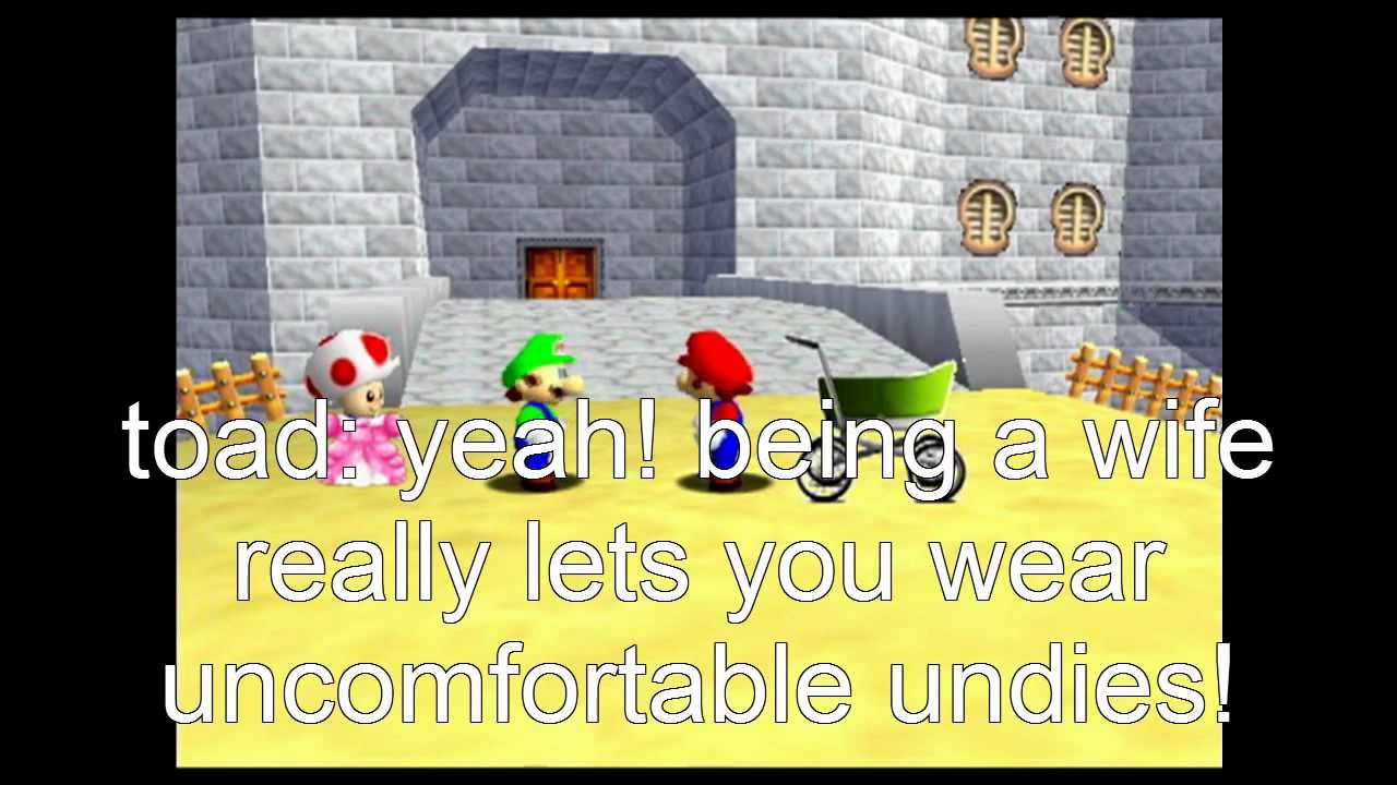 super mario 64 bloopers: the babysitters