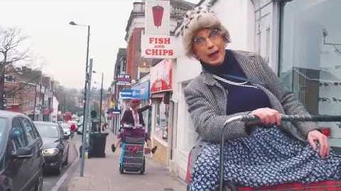 Advent Calendar, Window XX, Granny Turismo visits Northwood