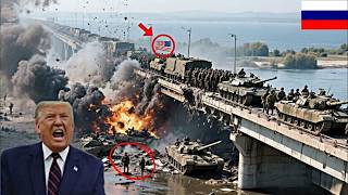 Putin shocks the world! Russian Su-34 pilot's crazy stunt destroys 450 US tanks on the Crimean bridg