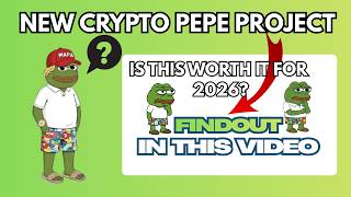 NEW PEPE PROJECT LAUNCHED || IS THIS BEST FOR 2026 ?