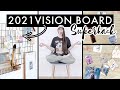⚡ MY 2021 VISION BOARD ⚡// How To Create a DIY Vision Board That ACTUALLY Works (manifestation hack)