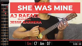 ️ She Was Mine - Aj Rafael & Jesse Barrera   | Cover + Tabs + Chords |