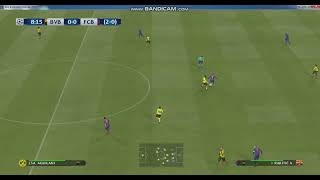 PES 2017 gameplay - goal messi against brca